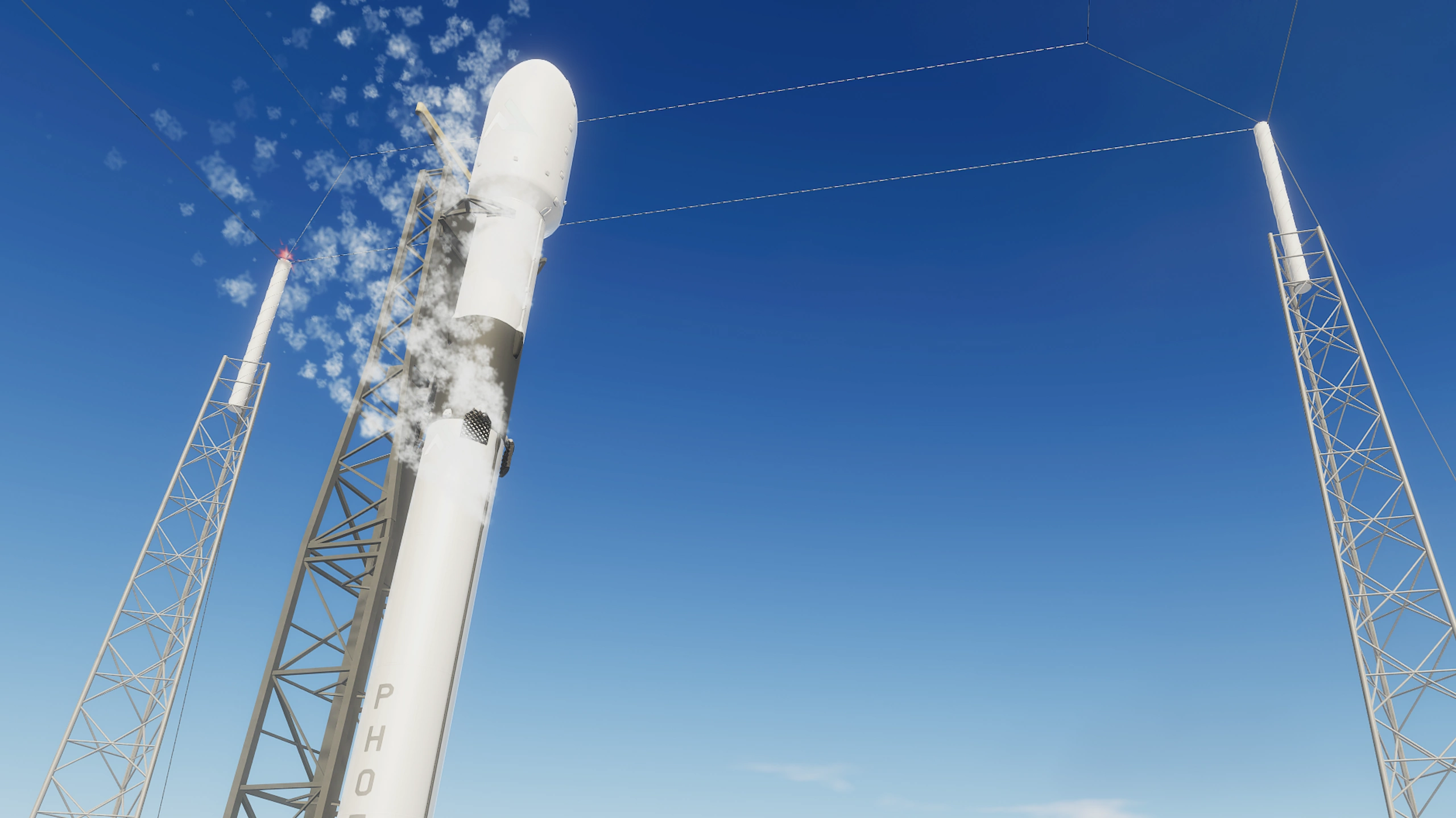 Phoebe's second stage coasting above the atmosphere